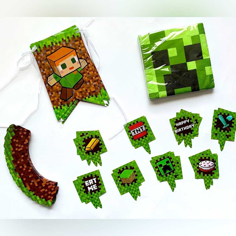 Minecraft party supplies
